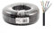 RosenetSys 100m Cat5e-CCA Outdoor UTP Ethernet Network Cable, External 'Tough' Film Lined, Solid, Black, Cat 5e 328 ft