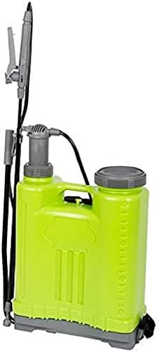 Kinzo Drucksprüher mit Lanze 18L - Rückenspritzer - Unkrautvernichter - inkl. 4 Aufsätze und 14 Verschlussringe - mit Verstopfungsfilter - Verstellbare Trageriemen - Grün