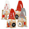 DIY itenga Wichtel Adventskalender zum Befüllen Wichtelbande 24 Wichtelfiguren zum Aufstellen mit Box zum Selberbefüllen + Zahlenaufkleber
