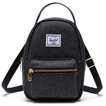 Herschel Nova Schultertasche 10 cm black crosshatch
