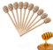 Wooden Honey Dipper Stick Collecting Dispensing Drizzling Jam Portable Wedding Party (6 inch) (50pcs)