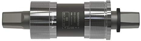 SHIMANO Square Type Bicycle Bottom Bracket - BSA 73MM, Spindle: 122.5MM (LL123) - EBBUN300C23X