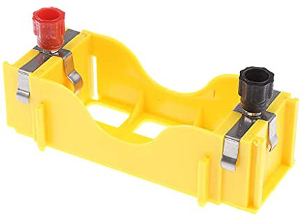 Plastic Open Type Single Slot D Cell Battery Holder Connector Box Storage Case