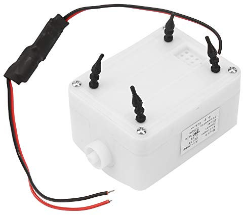 Mini Bomba de Aire 12V, Zya680 22Kpa Potente Bomba de Aire Inflable Eléctrica Dc12V Flujo 7.5L / Min, para Generador de Ozono, Cama de Aire, Tanque de Acuario