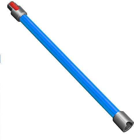 Jajadeal Tube d'extension de Rechange pour Dyson V11 V15 V10 V7 V8 Aspirateur Sans Fil, Tube Rallonge en Aluminium Baguette Extensible (Bleu)