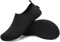 SAGUARO Badeschuhe Herren Wasserschuhe Damen Schwimmschuhe Aquaschuhe Schnell Trocknend Strandschuhe Surfschuhe Leicht Neoprenschuhe Wassersportschuhe Tauchschuhe Schwarz Gr. 38/39 EU