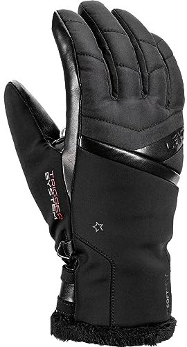 LEKI Damen Snowfox 3D Handschuhe, Black, EU 8,5