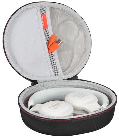 ZUJFPL Headphone Case, EVA Hard Case for JBL Live 400BT/460NC and JBL Tune 500BT /510BT/660NC/600 BTNC/570BT Bluetooth Wireless Headphone (Gray)
