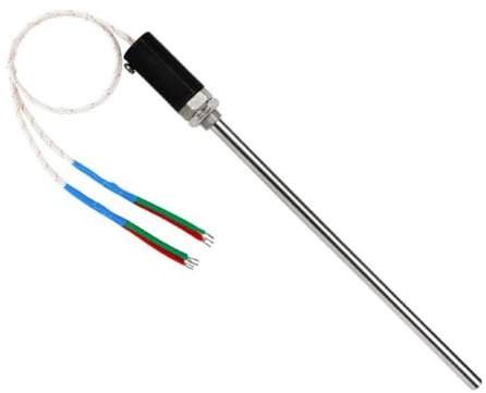 Petit thermocouple en rhodium en forme de K Capteur de température pour mesurer la température 0-400°C Sonde thermocouple type K 0-400 degrés Four à température