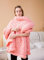 Herfair Wolle Garn DIY Handstricken Roving, Soft Bulky Arm Stricken Dicke Wolle zum Häkeln Gestrickte Decke Grobe Strickdecke Strickdecke Decke Garn für Riese Stricken Werfen (Rosa,120 * 180)