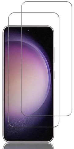 HQ-CLOUD LOT DE 2 Verre Trempé Pour Samsung Galaxy S23 .Film de Protection d'écran Transparent - Anti Rayures - Ultra Résistant Dureté 9H