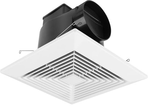 Fanspex Ceiling Fan, Ceiling Fan for Bathroom, Quiet Operation with 1.0 Noise, 110 CFM, 4 Inch, 26W, Energy Saving