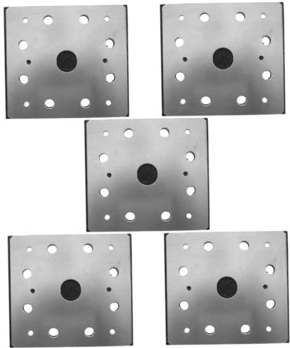 GLEAVI 5 Stück Schleifpads Für Tellerschleifer Ersatz-trägerplatte Mit Eva-material
