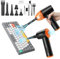 MECO ELEVERDE 2 in 1 Elektrische Staubgebläse und Druckluftspray, 100000U/min Air Duster 10Kpa 3-Gang Luftdruckspray Kabellos Tastatur Reinigung für PC, Sofa, Auto zubehör (Orange)
