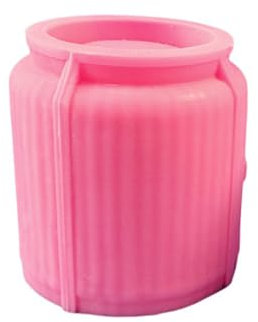 XINgjyxzk Cilindro Portavelas Rayas Moldes Silicona Resinas Moldes De Vidrio Para Hacer Vasos De Vela Decoración De Sala Resina Epoxi