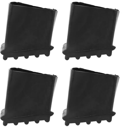 VOANZO 4Pcs Non-Slip Ladder Feet Rubber Pads Replacement Step Ladder Foot Mats Ladder Feet Covers & Cushions Ideal for Extension Ladders and Stability