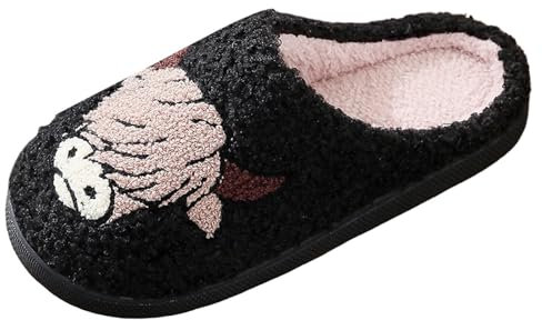Ciabatte Bambina Invernali Ciabatte Donna con Pelo Rosa Pantofole realistiche per Piedi Ciabatte Bianche Donna Zoccoli Donna estive Eleganti Pantofole Donna Natale Pantofole