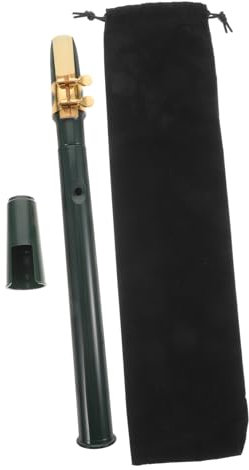 CIMAXIC Mini-taschensaxophon Aus Abs-material Tragbares Saxophoninstrument Für Junge Mädchen Übungssaxophon Mit Lauter Und Leuchtendem Design