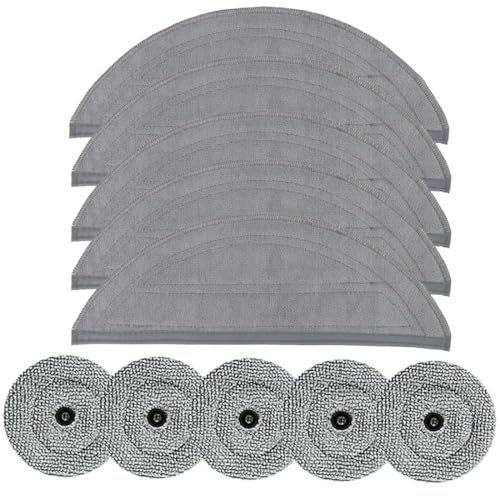 HACOBEST Mop Pads for Roborock Saros 10 Robot Vacuum