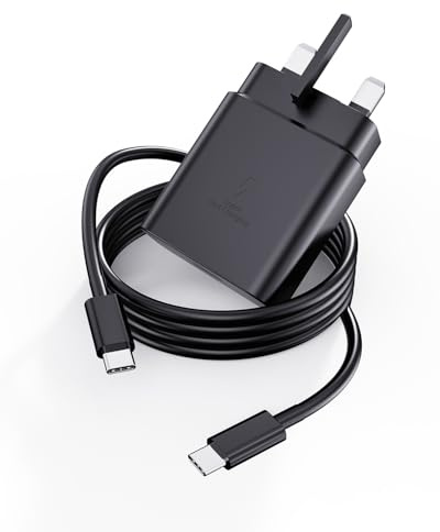 45W Super Fast Charger for Samsung Galaxy S26/S25/S25 Ultra/S24/S23/S22/S21 | Fast Charger Plug and Cable 1.8M for Samsung Galaxy S26+/S25+/S24 Ultra/S24+/S20/A56/A55/A54/A07/A17/A16/A15/Z Fold7/Flip 7