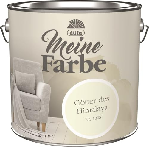düfa Wandfarbe Meine Farbe 2,5L hochwertige Zimmerfarbe & Deckenfarbe für ein warmes Raumklima Edelmatte Premium-Optik (Götter des Himalaya)