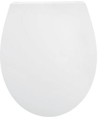Wirquin 20724946 Abattant WC Everest Blanc | Thermodur, frein de chute, déclipsable, fixation par le dessus, système Lock+, forme U universelle