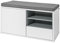 SoBuy FSR37-W Sitzbank mit Sitzkissen Bettbank Schuhschrank Garderobenbank weiß BHT ca: 80x46x35cm
