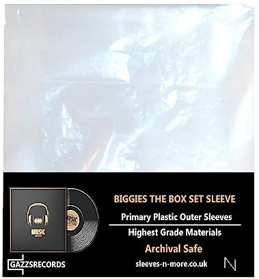 Vinyl Album Record Sleeves | Covers | Oversize | Fits 5 LP Box Sets | 30mm Box