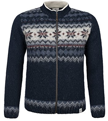 kidka Island Woll-Strickjacke - blau Größe M