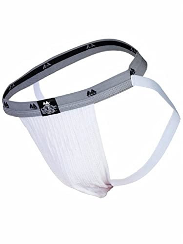 MM Edition Men's Supporter Jockstrap, mens, Jockstrap, 133369, white/grey, XL