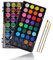 Artecho Aquarellfarben 36 Farben mit 3 Pinsel, Tragbar und Einfach zu Bedienen, Ideal für Künstler, Hobbymaler, Schule, Kunstunterricht.