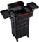 Yaheetech Cosmetic Case Professional Makeup Case 4-in-1 Beauty Organiser Aluminum Rollling Trolley Box Black