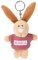 NICI 44645 Schlüsselanhänger Hase mit T-Shirt Maria 10cm
