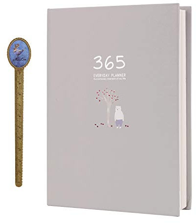 365 Tage Planer Kalender Terminkalender Tagesplaner Organisator Undatierter Persönlicher Organizer Taschenkalender kreativ Notizbuch Tagebuch Persönlicher Wochenplaner Monatsplaner