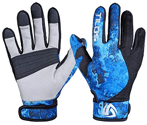 Tilos Tropical Dive Gloves for Adults - 1.5mm Stretch Mesh Diving Gloves