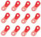 12Pcs Aluminum Rope Tensioner Cord Adjuster Wind Rope Buckle for 4-6mm Diameter Ropes Buckle for Tent Hiking Camping