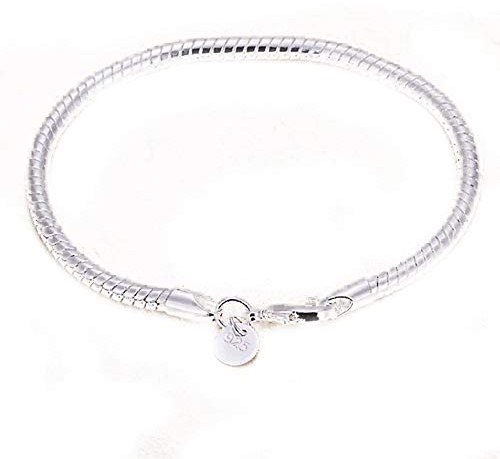 Pulabo - Bracciale a catena a forma di serpente in argento 925, creativo, utile e di alta qualità