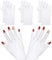 Gel Maniküre Handschuhe UV Shield Handschuhe Fingerlose Handschuhe Schützen Hand für Nagellack Nagel Kunst Trockner 3 Paare