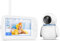Proscenic BM300 Babyphone, 1,5 m HD-Video-Babyphone mit 1080P-Kamera, intelligenter Babyphone mit Nachtsicht, VOX-Modus, Temperatursensor, 3600 mAh Akku, 300 m Übertragungsreichweite