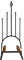 Wellington Boot Stand with Boot Brush