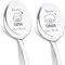 Maqhpu Oma und Opa Geschenke, Vatertagsgeschenk für Opa, 2 Stücke Kaffeelöffel mit Gravur - Beste Opa Oma Der Welt, Opa Geschenk Vatertag, Ostergeschenke Erwachsene