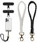 2 Pack Boho Phone Wrist Strap Handmade Macrame Mobile Phone Lanyard with 2 Pcs Phone Tether Tab, Anti Theft Lanyard for Phone Compatible with Most Smartphones for Women Men (1 Black, 1 White)