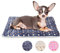 Dog Bed Mat for Small Medium Large Dogs and Cats 22 inch Washable Dog Crate Mattress Soft Warm Flat Pet Cushion Bedding Puppy Pillow Blanket Reversible 53x31cm