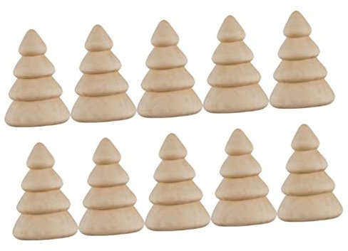 ifundom Holzbaummodelle 10 Stück Miniatur-holzbäume Für Dekorationen Jungen Und Projekte Heimdekoration