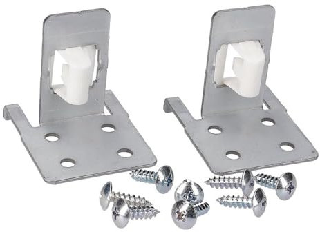 easyPART Kompatibel/Ersatz für SAMSUNG DE97-00575A Halteklammern Set links rechts für Einbaurahmen an Mikrowelle