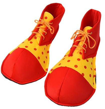 Amagogo Clown-Schuhe Kostüm Schuhe, Lustige Weihnachts-Party-Dekorationen, Originelles Geschenk, Urlaubs-Kostüm-Zubehör
