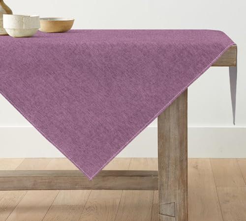 Artoid Mode Rosa Tischwäsche, Saisonnal Tischdecke Abwaschbar Küche Tisch Dekoration Drinnen Urlaub Party Dekor 85x85 cm