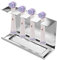 AIVORO Porta Spazzolino Elettrico con Vassoio Antigoccia, Porta Spazzolini Bagno da Muro, Porta Testine Spazzolino Elettrico Compatibile con oral b, iO, SoniCare, Fairywill, Waterpik