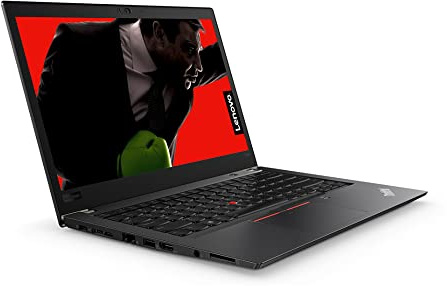 Lenovo ThinkPad T480s 14 Zoll 1920x1080 Full HD Intel Core i5 8350U 256GB SSD Festplatte 16GB Speicher Windows 11 Home inkl. Software Paket Webcam Notebook Laptop (Generalüberholt)