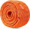 VEVOR Corde en Polyester Double tressé, 12,7 mm x 36,57 m, Corde d'escalade en Plein air, 48 brins, résistance à la Rupture de 35,58 KN, pour randonnée, Camping, balançoire, Sauvetage, Orange/Noir